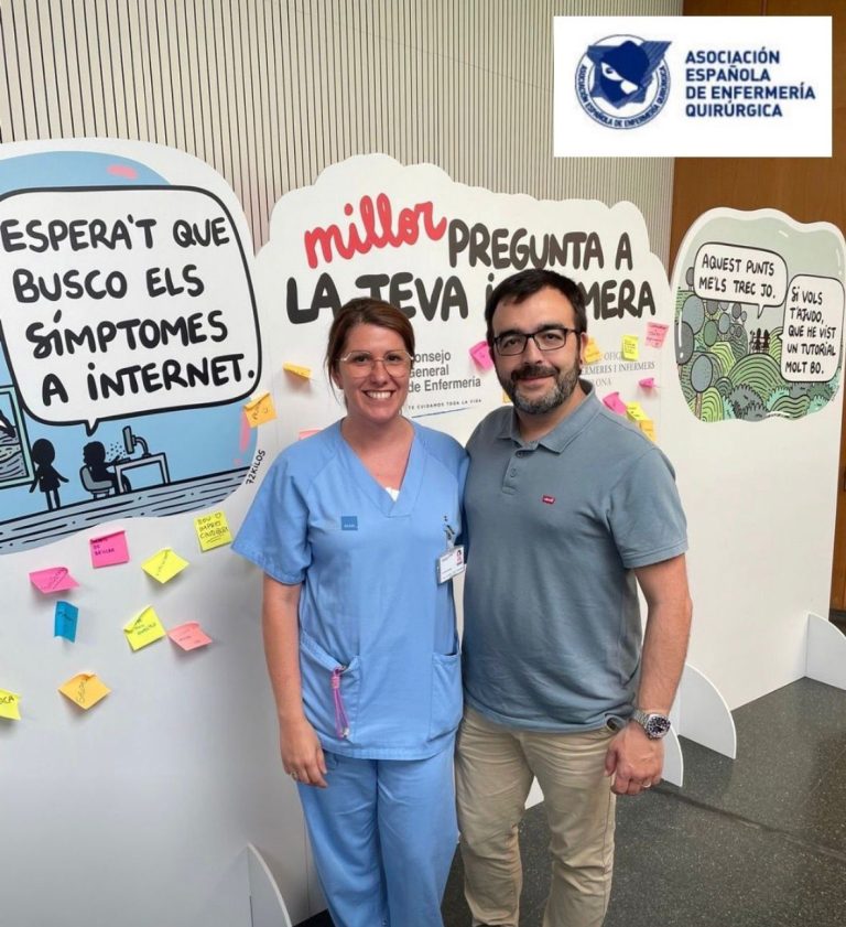 La presidenta de AEEQ participa en la iniciativa “Pregunta a tu Enfermera” en el Hospital del Mar